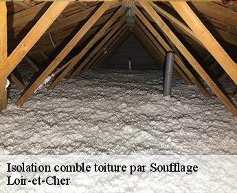 Isolation comble toiture par Soufflage