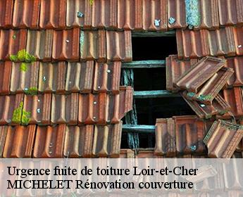 Urgence fuite de toiture 41 Loir-et-Cher  MICHELET Rénovation couverture