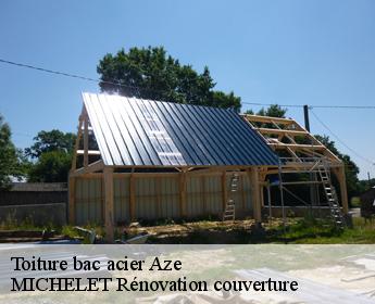 Toiture bac acier  aze-41100 MICHELET Rénovation couverture