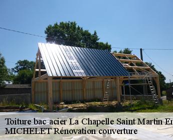 Toiture bac acier  la-chapelle-saint-martin-en-41500 MICHELET Rénovation couverture