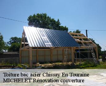 Toiture bac acier  chissay-en-touraine-41400 MICHELET Rénovation couverture