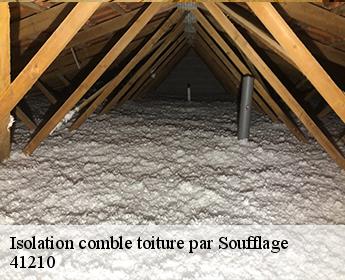 Isolation comble toiture par Soufflage