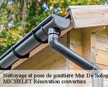 Nettoyage et pose de gouttière  mur-de-sologne-41230 MICHELET Rénovation couverture