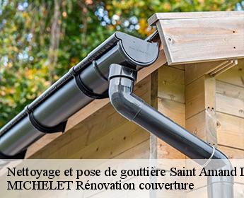 Nettoyage et pose de gouttière saint-amand-longpre-41310 MICHELET Rénovation couverture