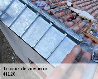 Travaux de zinguerie 41120