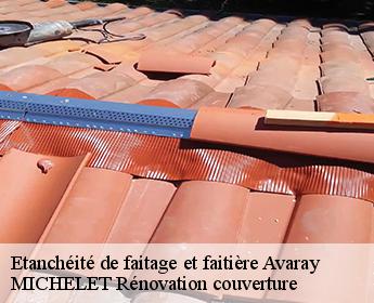 Etanchéité de faitage et faitière  avaray-41500 MICHELET Rénovation couverture