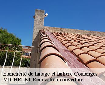 Etanchéité de faitage et faitière  41150